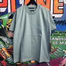 Load image into Gallery viewer, Brand New Essentials Fear Of God Rubberized Logo Sycamore Tee Size Small
