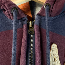 Load image into Gallery viewer, Abercrombie & Fitch Striped Zip Up Hoodie Size Large
