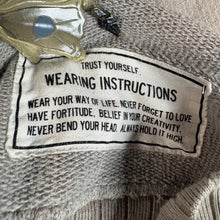 Load image into Gallery viewer, Maison Mihara Yasuhiro Beige Distressed Vintage Like Hoodie Size 48/XL