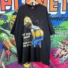 Load image into Gallery viewer, Y2K Homer Simpson “My son thinks money comes out my a**" Ghetto Bling Tee Size 4XL