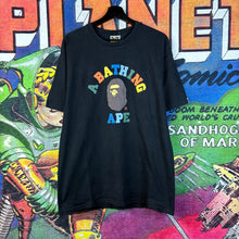 Load image into Gallery viewer, Bape Multi-Color Letters College Tee Spellout Size XL