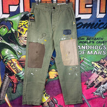 Load image into Gallery viewer, Kapital Military Patchwork Paint Splatter Pants Size 31 / 2