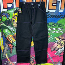 Load image into Gallery viewer, Gosha Rassvet Black Double Knee Trousers Size 32”