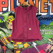 Load image into Gallery viewer, Carhartt WMNS Sherpa Lined Mock-Neck Vest WV001RBY Size Medium