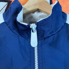 Load image into Gallery viewer, Y2K Navy and White Nike windbreaker Jacket Youth Large