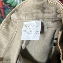 Load image into Gallery viewer, Hysteric Glamour Corduroy Cargo Pants Size 32”