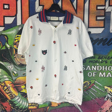 Load image into Gallery viewer, Gucci Embroidered Motif Polo Shirt Size 3XL (fits Large)