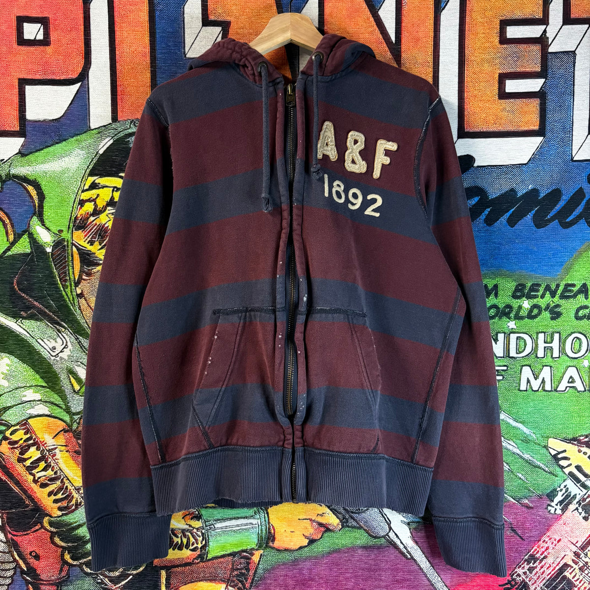 00s archive striped zip up hoodie バナリパ 00s archive striped zip up hoodie バナリパ - メルカリ