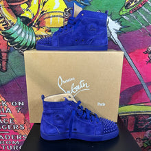 Load image into Gallery viewer, Christian Louboutin Spike Sneakers Royal Blue Size 43/10