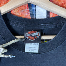 Load image into Gallery viewer, Y2K 2006 Harley Davidson Flaming Bald Eagle Orlando,FL Tee Size 2XL
