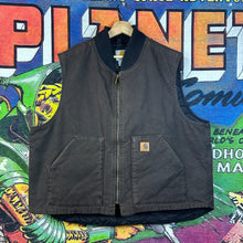 Load image into Gallery viewer, Carhartt Brown Canvas Vest Size 2XL