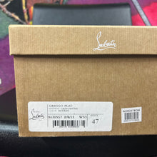 Load image into Gallery viewer, Christian Louboutin Louis Junior Spike Red Bottom Sneakers Dark Blue Size 13