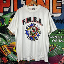 Load image into Gallery viewer, Vintage 90s Taz NJ State Firefighters Tee Size 2XL