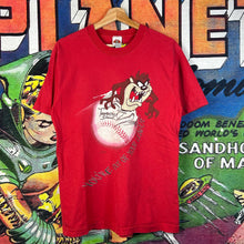 Load image into Gallery viewer, Vintage 90s 1997 Looney Tunes Taz Baseball Tee Size M