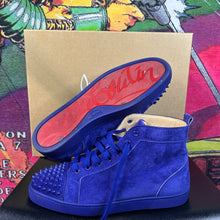 Load image into Gallery viewer, Christian Louboutin Spike Sneakers Royal Blue Size 43/10