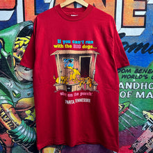 Load image into Gallery viewer, Vintage 90’s Run With The Big Dogs Tee Size XL