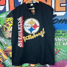 Load image into Gallery viewer, Vintage 90s Steelers Sleeveless Tee Size Large