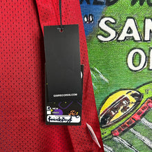 Load image into Gallery viewer, G59 Records ‘Infidel’ Reversible Warm Up Red/Blue Jersey Size M