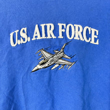 Load image into Gallery viewer, Y2K U.S. Air Force 3D Embroidered Fighter Jet Tee Size XL
