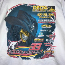 Load image into Gallery viewer, Y2K Jesse James “The Last Outlaw” Racecar Graphic Tee Size 3XL