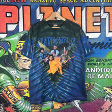 Load image into Gallery viewer, Vintage 90s Rolling Stones Tie Dye Tee Size Large