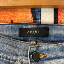 Load image into Gallery viewer, Amiri Embroidered Skinny Jeans Size 38”
