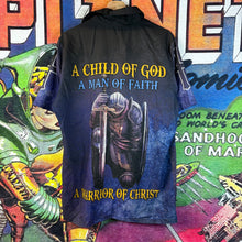 Load image into Gallery viewer, Jesus Is My Savior Rayon Button Up Size Medium