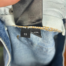 Load image into Gallery viewer, Amiri MX1 Distressed Jeans Blue Size 33”