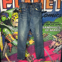 Load image into Gallery viewer, Purple Brand Distressed Denim Size 36”