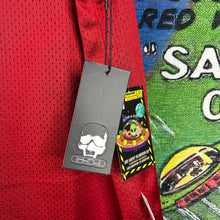 Load image into Gallery viewer, G59 Records ‘Infidel’ Reversible Warm Up Red/Blue Jersey Size M