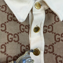 Load image into Gallery viewer, Gucci GG Monogram Polo Size Small