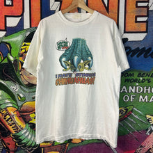 Load image into Gallery viewer, Vintage 90s Chihuahua Lizard Taco Bell Parody Tee Size Large