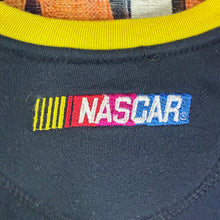 Load image into Gallery viewer, Vintage Y2K Nascar Black & Yellow Sweatshirt Size Medium