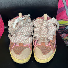 Load image into Gallery viewer, Lanvin Curb Sneakers Crystal Embellished Pink Size 41 / 8