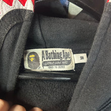 Load image into Gallery viewer, Bape Shark Line Rib Pullover Hoodie Size Medium