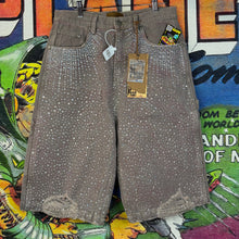 Load image into Gallery viewer, NWT Birth Of Royal Child Rhinestone Shorts Size 32”