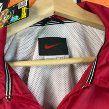 Load image into Gallery viewer, Y2K Nike Red Nylon Windbreaker Jacket Size Large