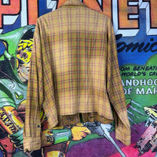 Load image into Gallery viewer, Vale Rhinestone Spiderweb Flannel Size Small