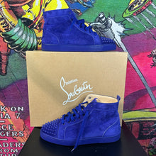 Load image into Gallery viewer, Christian Louboutin Spike Sneakers Royal Blue Size 43/10