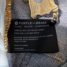Load image into Gallery viewer, Purple Jeans Style P0004 Size 29"