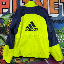 Load image into Gallery viewer, Vintage 90s Adidas Neon Windbreaker Size Medium