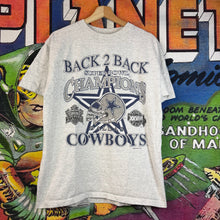 Load image into Gallery viewer, Vintage 90s Dallas Cowboys “Back 2 Back” Champions Tee Size Large