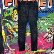 Load image into Gallery viewer, Amiri MX1 Bandana Jeans Black Size 34”