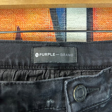 Load image into Gallery viewer, Purple Brand Skinny Jeans Black Size 33”