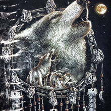 Load image into Gallery viewer, Y2K Jay’s Rock Wolf Nature Spirit Liquid Blue Style Tee Size 3XL