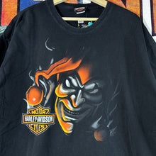 Load image into Gallery viewer, Harley Davidson Big Face Jester Tee Size 2XL