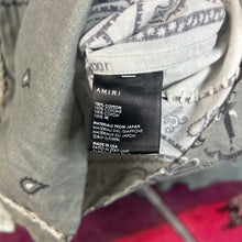 Load image into Gallery viewer, Amiri Bandana Button Up Shirt Size Small
