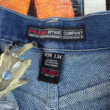 Load image into Gallery viewer, Y2K FUBU Jeans Size 34"