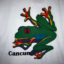Load image into Gallery viewer, Vintage 90s Cancun Mexico Frog Graphic Tee Size XL