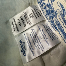 Load image into Gallery viewer, Wrangler Women’s Nautical Print Wanderer Flare Jeans Size 34”